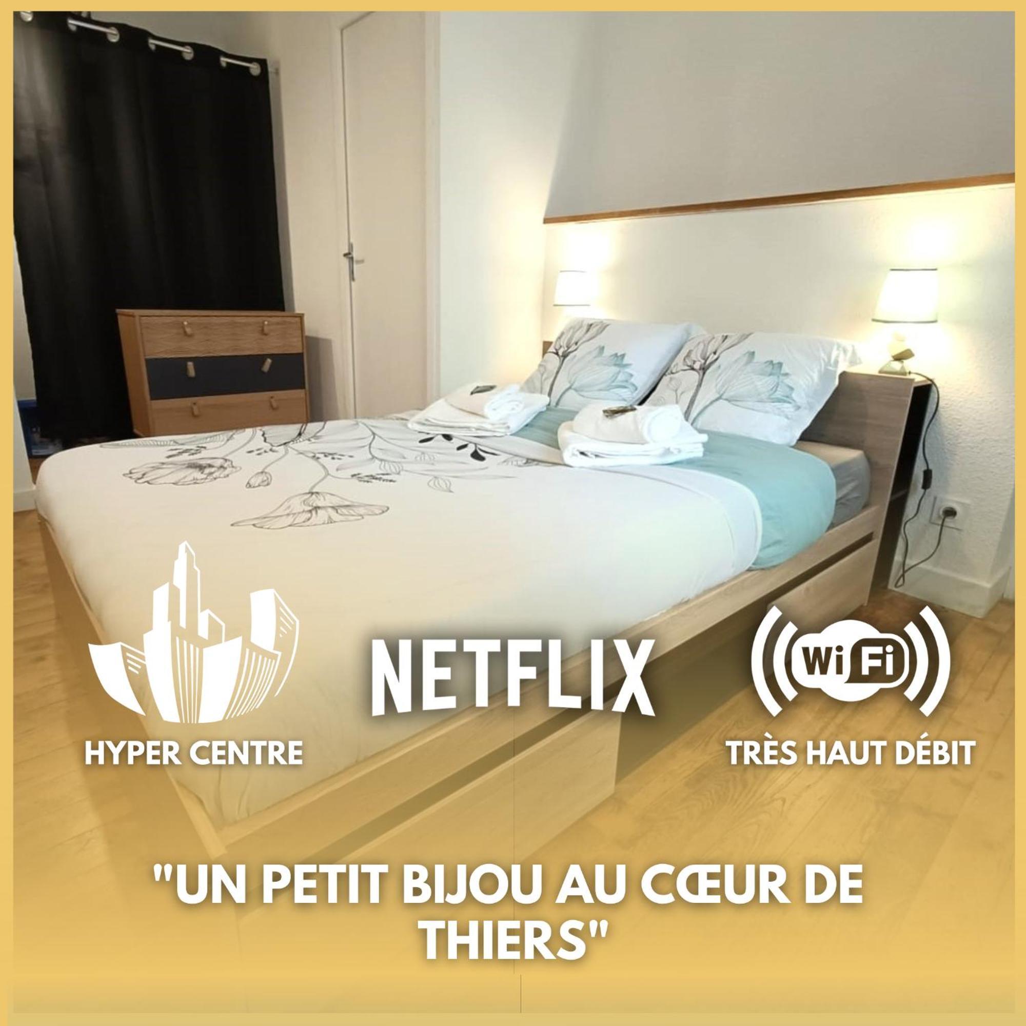 Appartement Le Nid Du Coutelier à Thiers Extérieur photo